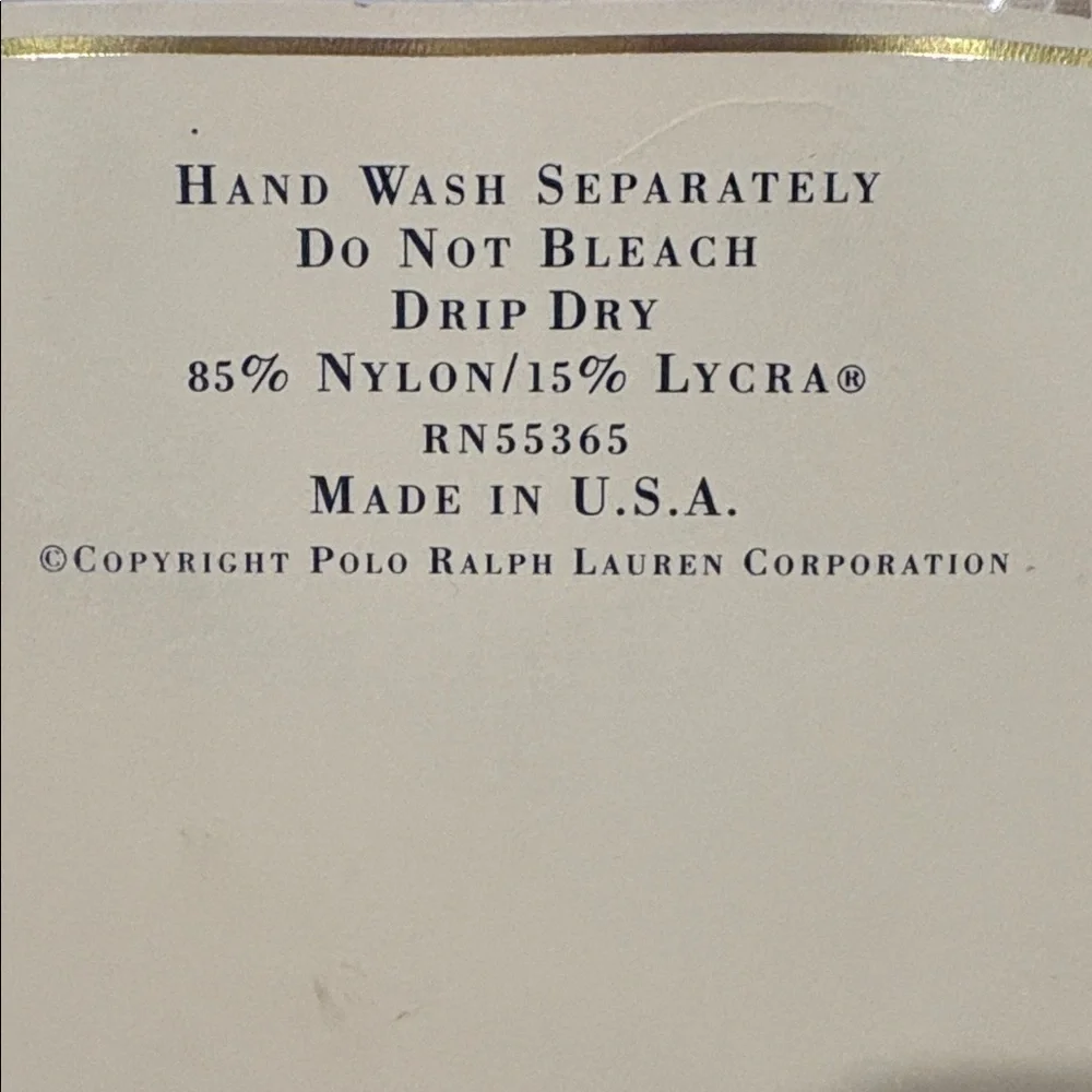 Vintage Ralph Lauren Sheer Pantyhose  ECRU Size C NEW